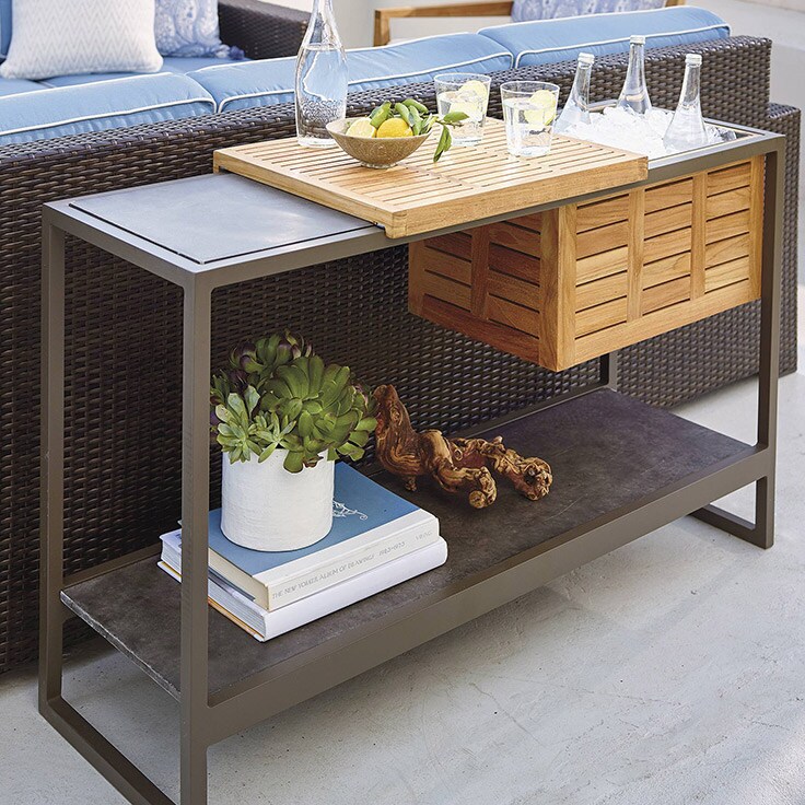 Outdoor Side Tables & Umbrella Tables - Frontgate