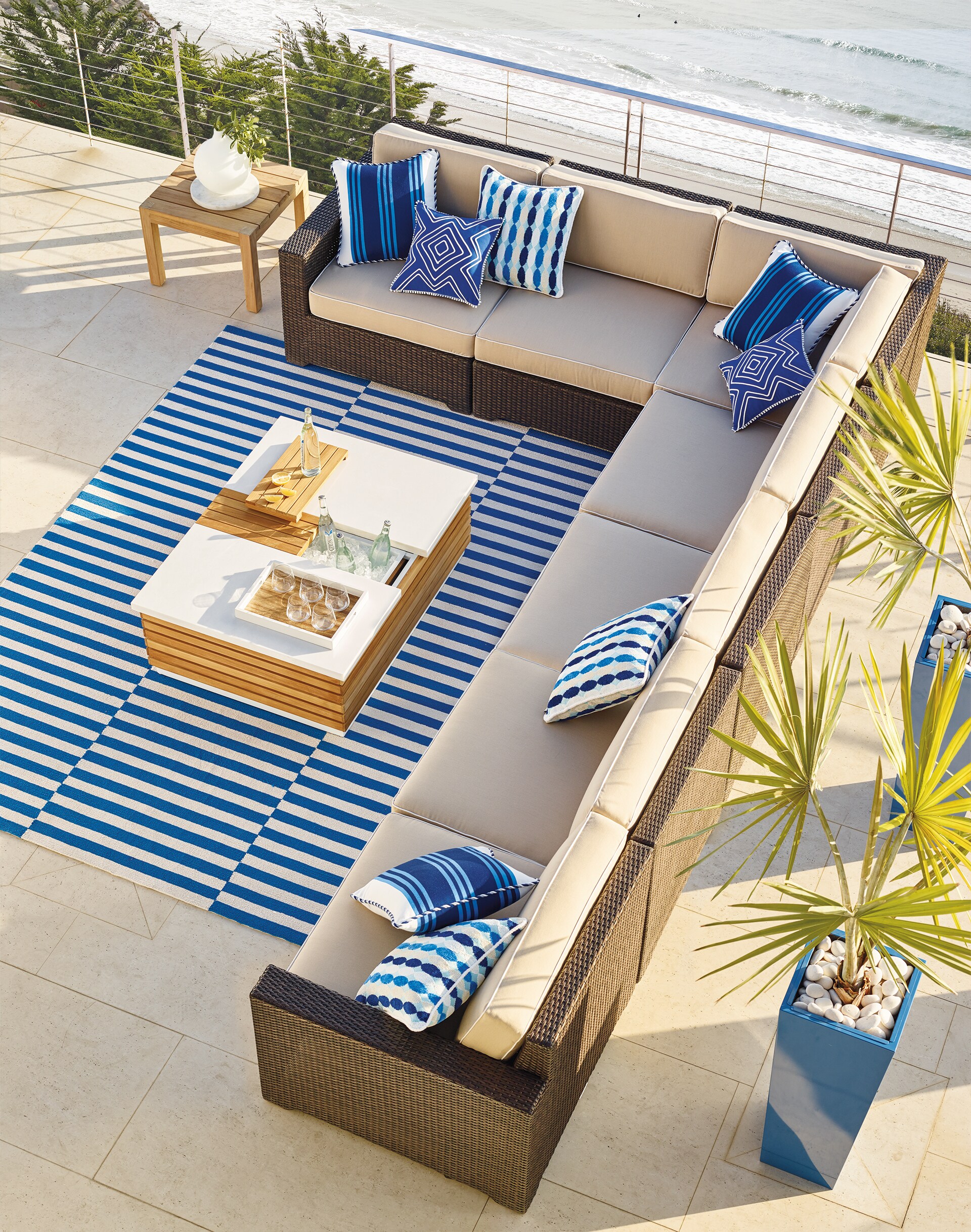 frontgate outdoor furniture on How To Create An Outdoor Space For Every Occasion Home Style