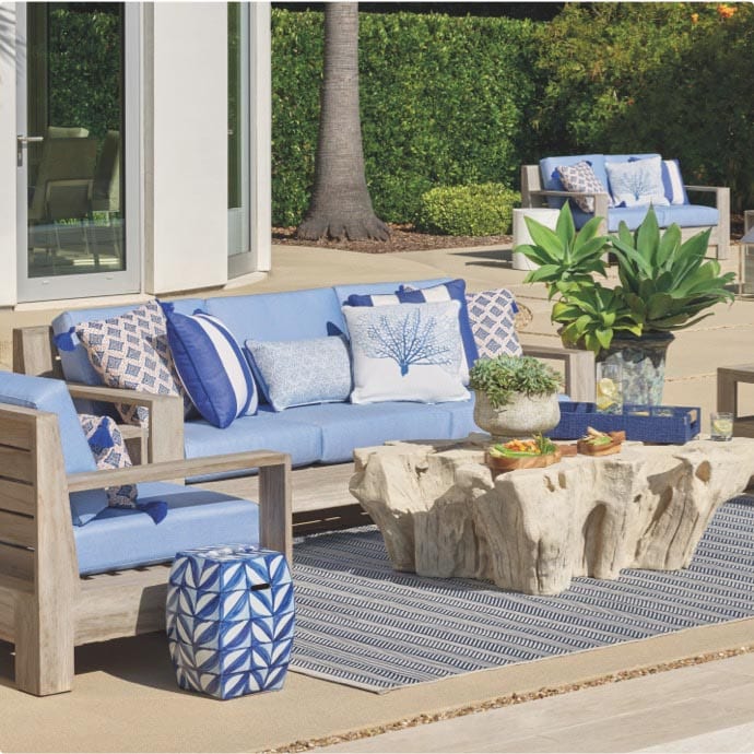 Cadence Outdoor Rug Frontgate About Us | Frontgate