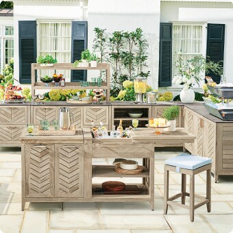 Outdoor Kitchen & Bar Carts