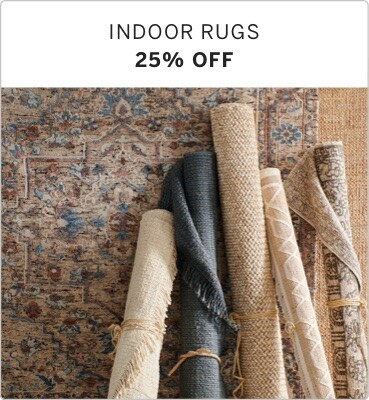 INDOOR RUGS 25% OFF